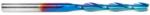Magnate 48332-K Spektra Up-Cut Spiral Plunge Router Bit - 1/4" Cutting Diameter; 2" Cutting Height; 1/4" Shank Diameter; 4" Overall Length; 2 Flute; nACo Ceramic Coating Solid Carbide