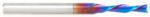 Magnate 48340-K Spektra Down-Cut Spiral Plunge Router Bit - 3/16" Cutting Diameter; 1" Cutting Height; 1/4" Shank Diameter; 3" Overall Length; 2 Flute; nACo Ceramic Coating Solid Carbide