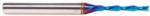 Magnate 48341-K Spektra Down-Cut Spiral Plunge Router Bit - 1/8" Cutting Diameter; 1" Cutting Height; 1/4" Shank Diameter; 3" Overall Length; 2 Flute; nACo Ceramic Coating Solid Carbide