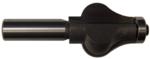 MAGNATE 4902 Handrail Router Bit - 1-1/2" Cutting Length; 3/8" Radius; 1-1/4" Overall Diameter; 1-1/2" Shank Length; BR-05 Bearing; 1/2" Shank Diameter, 2-Flute Carbide Tipped