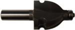 MAGNATE 4903 Handrail Router Bit - 1-1/2" Cutting Length; 1/8" Radius; 1-3/8" Overall Diameter; 1-1/2" Shank Length; BR-03 Bearing; 1/2" Shank Diameter, 2-Flute Carbide Tipped