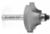 Amana 49644 Profile 1/4" Shank Router Bit - Bead Profile; Stile Cut; 5/8" Cutting Height; 2" Overall Length; 3/8" Radius; 1-5/16" Overall Diameter; 2-Flute With Ball Bearing, Carbide Tipped