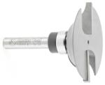 Amana 49666 Profile 1/4" Shank Router Bit - Ogee Profile; Rail Cut; 3/8" Cutting Height; 2" Overall Length; 11/32" Radius; 1-19/32" Overall Diameter; 2-Flute With Ball Bearing, Carbide Tipped