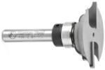 Amana 49672 Profile 1/4" Shank Router Bit - Classical Profile; Rail Cut; 3/8" Cutting Height; 2" Overall Length; 9/64" Radius; 1-1/4" Overall Diameter; 2-Flute With Ball Bearing, Carbide Tipped