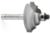 Amana 49674 Profile 1/4" Shank Router Bit - Classical Profile; Stile Cut; 5/8" Cutting Height; 2" Overall Length; 3/16" Radius; 1-5/16" Overall Diameter; 2-Flute With Ball Bearing, Carbide Tipped