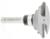 Amana 49676 Profile 1/4" Shank Router Bit - Classical Profile; Rail Cut; 9/16" Cutting Height; 2" Overall Length; 3/16" Radius; 1-1/2" Overall Diameter; 2-Flute With Ball Bearing, Carbide Tipped