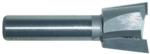 MAGNATE 498 7 Degree Left Rotation Dovetail Router Bit - 1" Cutting Diameter; 7/8" Cutting Height; 1/2" Shank Diameter; 2-1/2" Overall Length; 2-Flute Carbide Tipped