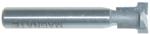 MAGNATE 5002 Key Hole Router Bit - 1/8" Under-Cut; 1/4" Shank Diameter; 2 Flute; 3/8" Cutting Length; 3/8" Cutting Diameter; Carbide Tipped