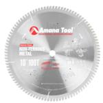 Amana 514101-5/8HD Non-Ferrous Metal Thin-Walled Metal Saw Blade - 14" Diameter; 100 Tooth; 5/8" Bore; .146" Kerf; .118" Plate; Compatible with Pistorious; TC Grind, 6-Degree Negative Hook, Carbide Tipped