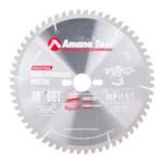Amana 510601-30 Non-Ferrous Metal Thick-Walled Metal Saw Blade - 10" Diameter; 60 Tooth; 30mm Bore; .126" Kerf; .102" Plate; With 2/7/42, 2/9/46 & 2/10/60 Pin Holes ; TC Grind, 6-Degree Negative Hook, Carbide Tipped