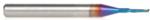 Magnate 51390-K Spektra O-Flute 1 Flute Up-Cut Spiral Router Bit - 1.0mm Cutting Diameter; 4mm Cutting Height; 3mm Shank Diameter; 30mm Overall Length; nACo Ceramic Coating Solid Carbide For Plastic Cutting