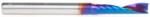 Magnate 51392-K Spektra O-Flute 1 Flute Up-Cut Spiral Router Bit - 1/4" Cutting Diameter; 1-1/8" Cutting Height; 1/4" Shank Diameter; 3" Overall Length; nACo Ceramic Coating Solid Carbide For Plastic Cutting