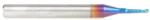 Magnate 51395-K Spektra O-Flute 1 Flute Up-Cut Spiral Router Bit - 1.2mm Cutting Diameter; 4mm Cutting Height; 3mm Shank Diameter; 30mm Overall Length; nACo Ceramic Coating Solid Carbide For Plastic Cutting