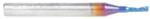 Magnate 51396-K Spektra O-Flute 1 Flute Up-Cut Spiral Router Bit - 1.4mm Cutting Diameter; 4mm Cutting Height; 3mm Shank Diameter; 30mm Overall Length; nACo Ceramic Coating Solid Carbide For Plastic Cutting