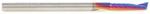 Magnate 51410-K Spektra O-Flute 1 Flute Up-Cut Spiral Router Bit - 1/8" Cutting Diameter; 1/2" Cutting Height; 1/8" Shank Diameter; 2" Overall Length; nACo Ceramic Coating Solid Carbide For Plastic Cutting