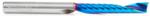 Magnate 51413-K Spektra O-Flute 1 Flute Up-Cut Spiral Router Bit - 1/4" Cutting Diameter; 1-1/2" Cutting Height; 1/4" Shank Diameter; 3" Overall Length; nACo Ceramic Coating Solid Carbide For Plastic Cutting