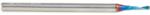 Magnate 51415-K Spektra O-Flute 1 Flute Up-Cut Spiral Router Bit - 1/16" Cutting Diameter; 1/4" Cutting Height; 1/8" Shank Diameter; 2" Overall Length; nACo Ceramic Coating Solid Carbide For Plastic Cutting