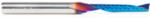 Magnate 51418-K Spektra O-Flute 1 Flute Up-Cut Spiral Router Bit - 3/16" Cutting Diameter; 1-1/4" Cutting Height; 1/4" Shank Diameter; 3" Overall Length; nACo Ceramic Coating Solid Carbide For Plastic Cutting