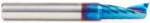 Magnate 51419-K Spektra O-Flute 1 Flute Up-Cut Spiral Router Bit - 1/4" Cutting Diameter; 5/8" Cutting Height; 1/4" Shank Diameter; 2" Overall Length; nACo Ceramic Coating Solid Carbide For Plastic Cutting