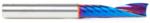 Magnate 51427-K Spektra O-Flute 1 Flute Up-Cut Spiral Router Bit - 3/8" Cutting Diameter; 1-5/8" Cutting Height; 3/8" Shank Diameter; 3-1/2" Overall Length; nACo Ceramic Coating Solid Carbide For Plastic Cutting