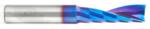Magnate 51428-K Spektra O-Flute 1 Flute Up-Cut Spiral Router Bit - 1/2" Cutting Diameter; 1-5/8" Cutting Height; 1/2" Shank Diameter; 3-1/2" Overall Length; nACo Ceramic Coating Solid Carbide For Plastic Cutting