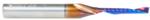Magnate 51435-K Spektra O-Flute 1 Flute Up-Cut Spiral Router Bit - 1/8" Cutting Diameter; 7/8" Cutting Height; 1/4" Shank Diameter; 2-1/2" Overall Length; nACo Ceramic Coating Solid Carbide For Plastic Cutting