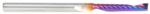 Magnate 51437-K Spektra O-Flute 1 Flute Up-Cut Spiral Router Bit - 1/8" Cutting Diameter; 3/4" Cutting Height; 1/8" Shank Diameter; 2" Overall Length; nACo Ceramic Coating Solid Carbide For Plastic Cutting