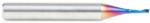 Magnate 51441-K Spektra O-Flute 1 Flute Up-Cut Spiral Router Bit - 1/16" Cutting Diameter; 1/4" Cutting Height; 1/4" Shank Diameter; 2" Overall Length; nACo Ceramic Coating Solid Carbide For Plastic Cutting