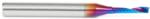 Magnate 51445-K Spektra O-Flute 1 Flute Up-Cut Spiral Router Bit - 1/8" Cutting Diameter; 5/8" Cutting Height; 1/4" Shank Diameter; 2-1/2" Overall Length; nACo Ceramic Coating Solid Carbide For Plastic Cutting