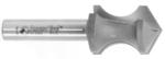 Amana 51590 Hand Grip Plunge Router Bit - 1-9/16" Cutting Height; 1/2" Shank Diameter; 1-1/8" Overall Diameter; 3-5/8" Overall Length; 1/2" Radius; 28.9 Degree; 2 Flute, Carbide Tipped