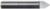 Magnate 5161 V-Grooving Solid Carbide Router Bit - 2 Flute; 60 Degree; 1/4" Cutting Diameter; 7/32" Cutting Height; 1-1/2" Overall Length