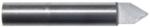 Magnate 5161 V-Grooving Solid Carbide Router Bit - 2 Flute; 60 Degree; 1/4" Cutting Diameter; 7/32" Cutting Height; 1-1/2" Overall Length
