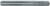 Magnate 5177 Fiberglass with End-Mill Point Router Bit - 1/4" Cutting Diameter; 2" Cutting Length; 1/4" Shank Diameter; 4" Overall Length; Solid Carbide, Medium Burr