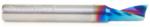 Magnate 51810-K Spektra O-Flute 1 Flute Up-Cut Spiral Router Bit - 1/4" Cutting Diameter; 1/2" Cutting Height; 1/4" Shank Diameter; 2" Overall Length; nACo Ceramic Coating Solid Carbide For Plastic Cutting