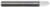 Magnate 5196 Round Bottom Veining 1 Flute Router Bit - 1/16" Radius; 1/8" Cutting Diameter; 1/4" Cutting Length; 1-1/2" Overall Length