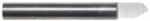 Magnate 5196 Round Bottom Veining 1 Flute Router Bit - 1/16" Radius; 1/8" Cutting Diameter; 1/4" Cutting Length; 1-1/2" Overall Length