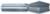 MAGNATE 5401 14 Degree Butterfly Spline Router Bit - 3/4" Cutting Diameter; 1-1/8" Cutting Height; 1/2" Shank Diameter; 2-5/8" Overall Length; 2-Flute Carbide Tipped