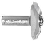 Amana 54299 Base Molding Ogee Edge Detail Router Bit - 3/8" Cutting Height; 1/2" Shank Diameter; 1-53/64" Overall Diameter; 2-1/2" Overall Length; 19/64", 13/32" Radius; 47706 Bearing; 2 Flute, Carbide Tipped