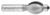 Amana 54306 Edge Fluting Router Bit - 1" Flute Height; 1/2" Shank Diameter; 3/4" Radius; 3-1/4" Overall Length; 7/8" Overall Diameter; 2 Flute Carbide Tipped