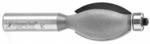Amana 54308 Edge Fluting Router Bit - 1-1/2" Flute Height; 1/2" Shank Diameter; 1-1/4" Radius; 3-3/4" Overall Length; 1" Overall Diameter; 2 Flute Carbide Tipped