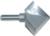MAGNATE 5463 Bird Mouth (Bird Beak) Router Bit, 8-Sided - 2" Long Diagonal Edge; 2-1/8" Cutting Height; 2-1/8" Overall Diameter; 1/8" Small Diameter; 1/2" Shank, 2-Flute Carbide Tipped