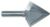 MAGNATE 5483 Bird Mouth (Bird Beak) Router Bit, 6-sided or 12-sided - 2" Long Diagonal Edge; 2-1/8" Cutting Height; 1/2" Shank Diameter; 2-1/8" Overall Diameter; 1/8" Small Diameter; 1/2" Shank, 2-Flute Carbide Tipped