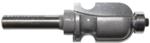 MAGNATE 5501 Face Molding Router Bit - 1" Cutting Length; 5/16" Bead Diameter; 11/16" Overall Diameter; 1-1/4" Shank Length; BR-02 Bearing; 1/4" Shank Diameter, 2-Flute Carbide Tipped