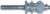 MAGNATE 5502 Face Molding Router Bit - 1" Cutting Length; 5/16" Bead Diameter; 11/16" Overall Diameter; 1-1/4" Shank Length; BR-02 Bearing; 1/4" Shank Diameter, 2-Flute Carbide Tipped