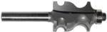 MAGNATE 5503 Face Molding Router Bit - 1" Cutting Length; 1/4" Bead Diameter; 3/4" Overall Diameter; 1-1/4" Shank Length; BR-02 Bearing; 1/4" Shank Diameter, 2-Flute Carbide Tipped