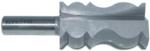 MAGNATE 5512 Crown Molding Carbide Tipped Router Bit - 2-1/4" Cutting Length; 1-1/4" Overall Diameter; 1-3/16" Radius; 1/2" Shank Diameter, 1-1/2" Shank Length, 2-Flute Carbide Tipped