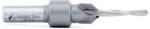 Amana 55202 Countersink, Carbide Tipped - #6 Wood Screw Size; 3/8" Plug Diameter; 1/8" Drill Diameter; 5/16" Shank Diameter; 2-9/16" Overall Length; 1-5/8" Height; 630-102 Drill; Use 7mm-8mm spring collet