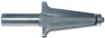 MAGNATE 5521 Casing Molding Router Bit - 2" Cutting Length; 1-3/8" Overall Diameter; 1/8" Radius; 1-1/2" Shank Length; BR-03 Bearing; 1/2" Shank Diameter, 2-Flute Carbide Tipped