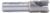 Amana 55220 Plug Cutter for Drill Press - 3/8" Inside Diameter; 5/8" Plug Diameter; 1/2" Cutting Height; 1/2" Shank Diameter; 2-1/2" Overall Length; 2-Flute, Carbide Tipped