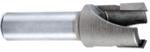Amana 55222 Plug Cutter for Drill Press - 1/2" Inside Diameter; 25/32" Plug Diameter; 1/2" Cutting Height; 1/2" Shank Diameter; 2-1/2" Overall Length; 2-Flute, Carbide Tipped